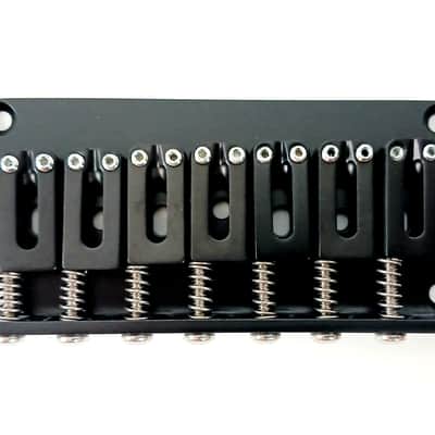 Hipshot Ibanez Flat Plate 7 String Upgrade Bridge Black 4IBF07B image 2