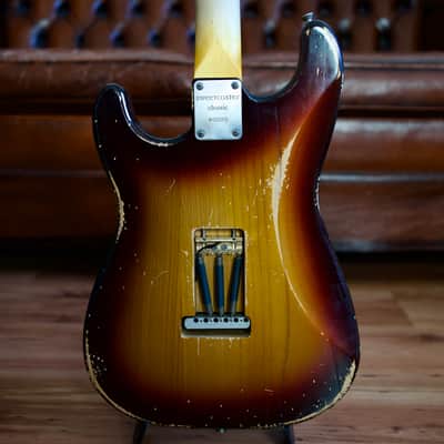 Constantin Guitars Sweetcaster Classic #0010 Aged Cherry Burst Ash 3.7kilos !!!VIDEO!!! image 7