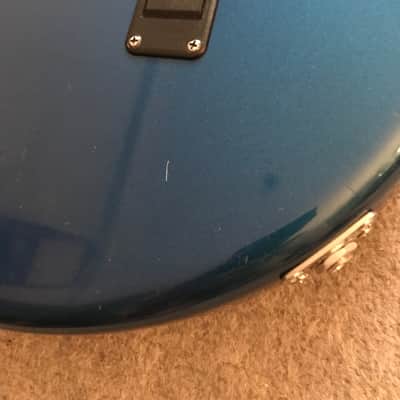 Lefty Ernie Ball Music Man StingRay 4 H 2002 Blue Pearl image 9