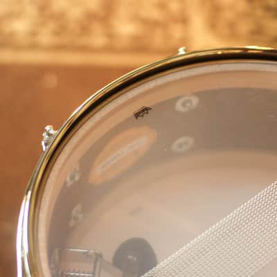 Slingerland 5.5x14 Radio King Artist Black and Gold Lacquer Snare Drum image 6