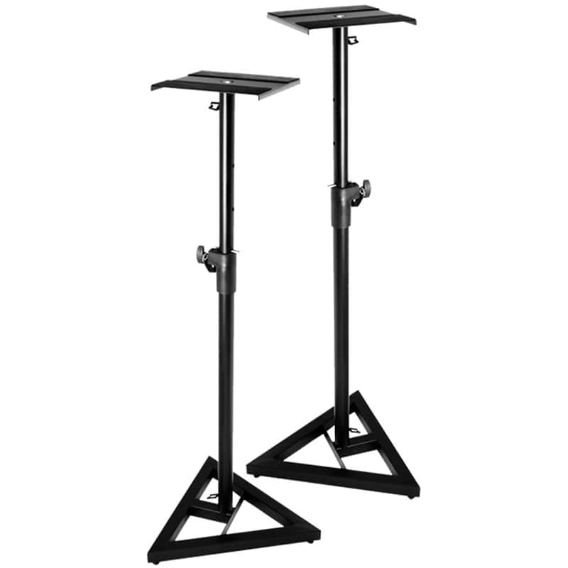 ProX X-MS12 Studio Monitor Speakers Platform Holder Stands Pair image 1