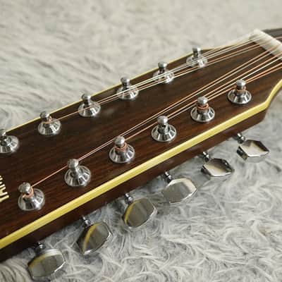 Vintage 1980's made Orange Label Yamaha  FG12-350 12strings Acoustic Guitar  Made in Japan image 13