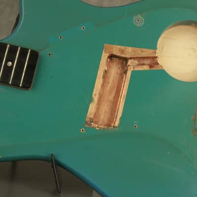 RARE 1960's Ampeg SSB-1 short scale Bass original TURQUOISE!!! image 21