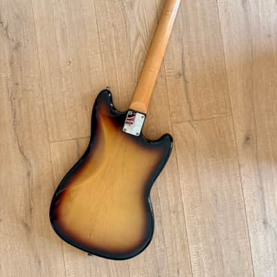 1975 Fender Mustang Left Handed Lefty Sunburst Vintage Rare Collector CBS image 22