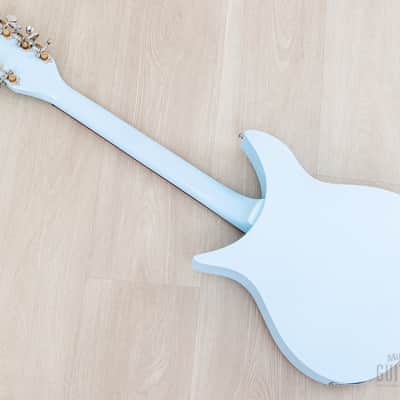 2004 Rickenbacker 325C58/12 12-String Blue Boy F Hole w/ Roger McGuinn Compressor & Case, 325/12 image 14