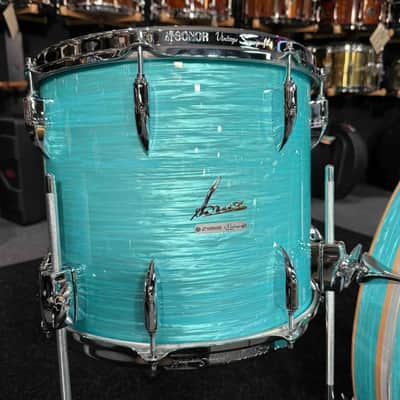 ~WOW!~ SONOR Vintage Series 3-Piece 12/14/20 Drum Kit Set in California Blue image 6