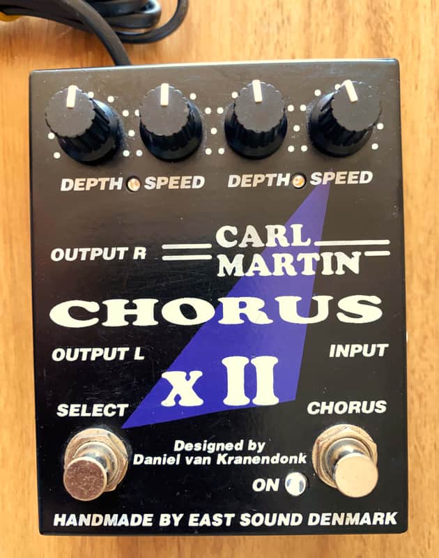 Rare! CARL MARTIN Chorus X II Pedal For Guitar, Bass or Keyboards! Hand Made in Denmark! image 1