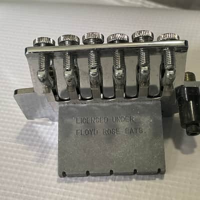 2000's Jackson Dinky Guitars JT-580LP Chrome Licensed Floyd Rose Tremolo Guitar Bridge & Arm image 6