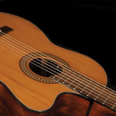 Jasmine JC27CE-NAT Nylon String Acoustic Electric Classical Guitar. Natural Finish image 6