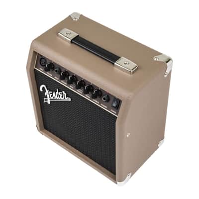 Fender Acoustasonic 15 120V 15 Watt Acoustic Guitar Amplifier (Brown and Wheat) image 2
