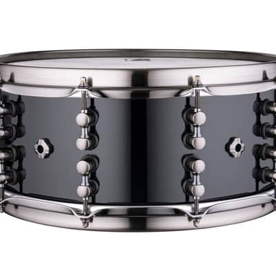 Mapex Black Panther Design Lab Maximus Snare Drum - 6 x 14 In. - Piano Black (BPDLMH4600LPB) image 3