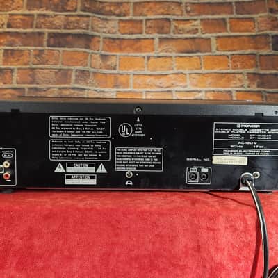 Pioneer CT-W404R Stereo Double Cassette Deck - One Side Non-Functioning image 8