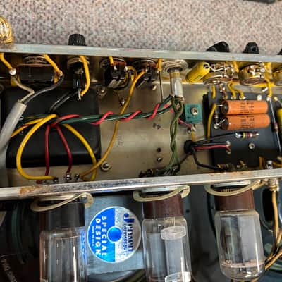 1959 1960 Tweed Fender 5F6-A Bassman 4x10 Combo Amp image 17