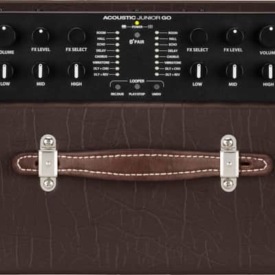Fender Acoustic Junior GO 2-Channel 100-Watt 1x8" Battery-Powered Acoustic Guitar Combo 2020 - Present - Brown image 4