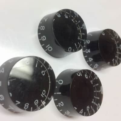 Les Paul Style Speed Knobs Set Black image 3