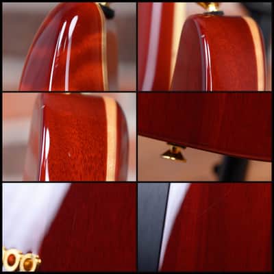 Immagine Jackson USA Custom Shop SLATQ-H MAH Archtop Soloist Quilted Maple Top Violin Brown 2005 w/OHSC - 14