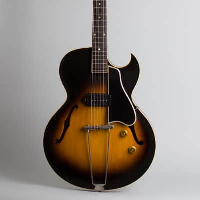 Gibson ES-225 Thinline Hollow Body Electric Guitar (1955), ser. #W2880-35, original brown hard shell case. image 1