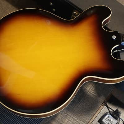 2012 Gibson Custom Shop ES-335 1959 Historic Reissue Semi-Hollow Electric Guitar Vintage Sunburst + COA OHSC image 13