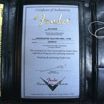 Fender Custom Shop Limited Edition Roasted Telecaster Pro Heavy Relic Electric Guitar 3-Color Sunburst w/Hard Case image 12