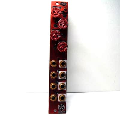 Cubu Synth Mint+ Steampunk 4x Probability Gate Skipper with built in clock generator - white/black/bronz image 3