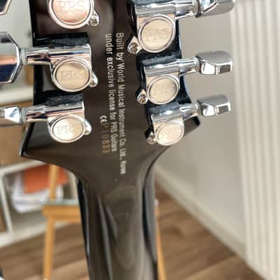 PRS SE Custom 24 7-String 2014 - 2017 - Black image 8