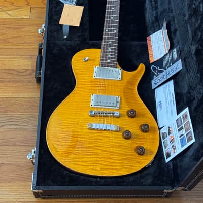 2012 PRS Stripped 58 SANTANA YELLOW East Indian FB - MASSIVE FLAMETOP 57/08 Pickups Les Paul Style Single Cut Hard to Find Color image 3