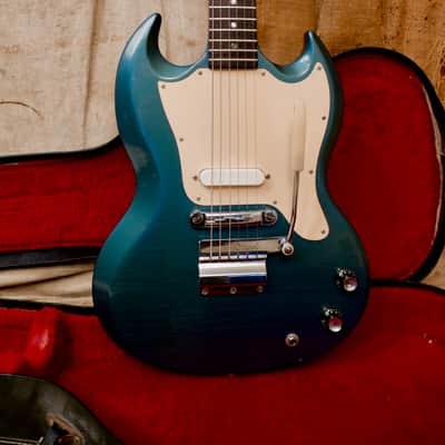 Gibson Melody Maker SG Body 1966 - Pelham Blue image 2