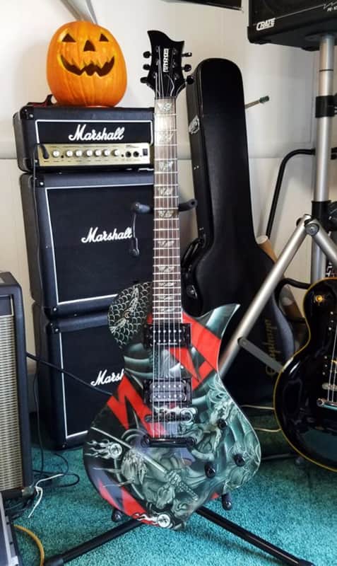 Fernandes Ravelle Shin Demon Limited Edition ✔️Rare Guitar | Reverb