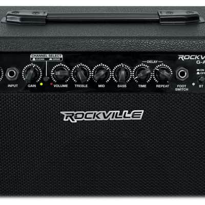 Rockville G-AMP 30 Watt Guitar Amplifier+Guitar USB C Interface Recording Cable image 9