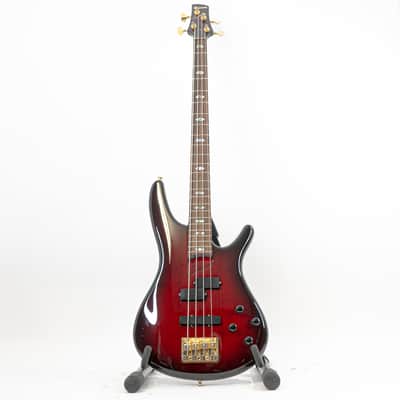 ’99 Ibanez Doug Wimbish Signature Soundgear Prestige Electric Bass w/ Reverse P and J Pickups, Active Electronics, Brass Nut image 2