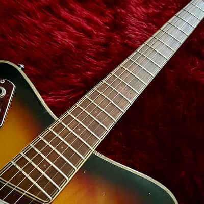 c.1960s Kawai Martin GT-75 Style Hollow Body Guitar 3PU MIJ Vintage “Sunburst” image 4