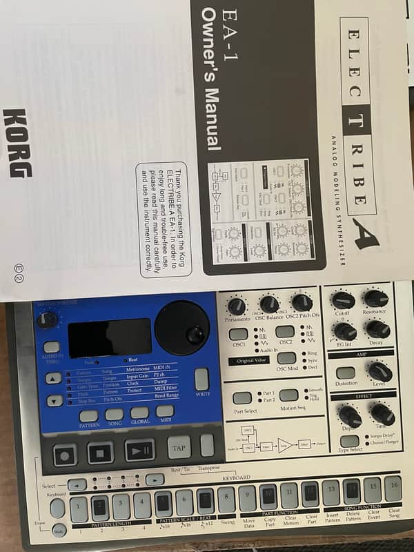 Korg Electribe-A EA-1 Analog Modeling Synthesizer 1999 (with User Manual and Power Supply) image 1