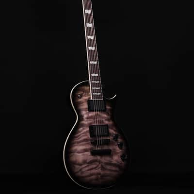 ESP LTD EC-400QM, See Thru Black Sunburst image 8