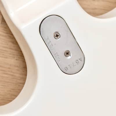 1981 Kramer DMZ 5000 Vintage Aluminum Neck PJ Bass, White image 15