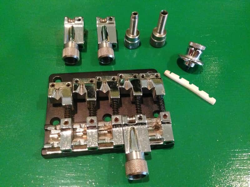 Wilkinson USA 4+1 5 String Conversion Bass Bridge image 1