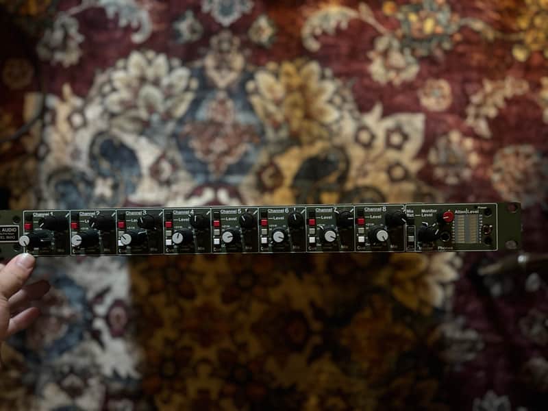 JDK Audio 8MX2 8x2x8 Mic Pre Mixer 2010s - Green image 1