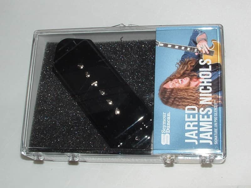 Seymour Duncan JJN P90 Silencer Bridge Dog Ear Pickup  (Black) New with Warranty image 1
