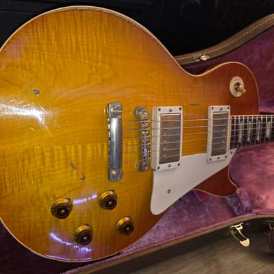 Gibson Custom Shop Gary Rossington '59 Les Paul Standard 2005 - Murphy Aged Sunburst Brazilian Board image 5