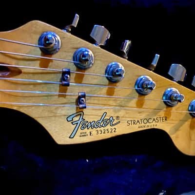 Fender 1984 Standard Stratocaster 2 knob ‘Dan Smith’ - Sienna burst image 9