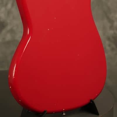 all original 1964 Fender pre-CBS Duo-Sonic II Red image 13