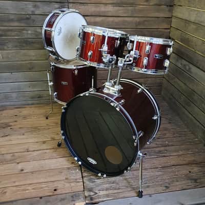 Drum Kit Mapex Tornado Shell Pack, Burgundy Red USED! RKTRD200422 image 2