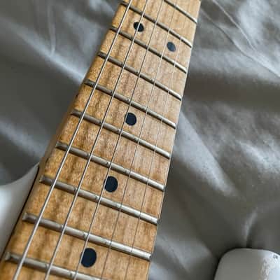 Fender Stratocaster  2021 Heavy Aged White image 8