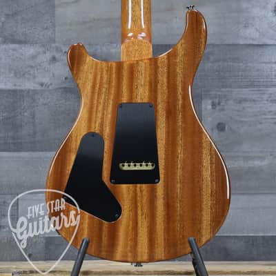 Paul Reed Smith Custom 24 Quilt Artist Top Awabi Birds - Faded indigo with Hardshell Case image 2