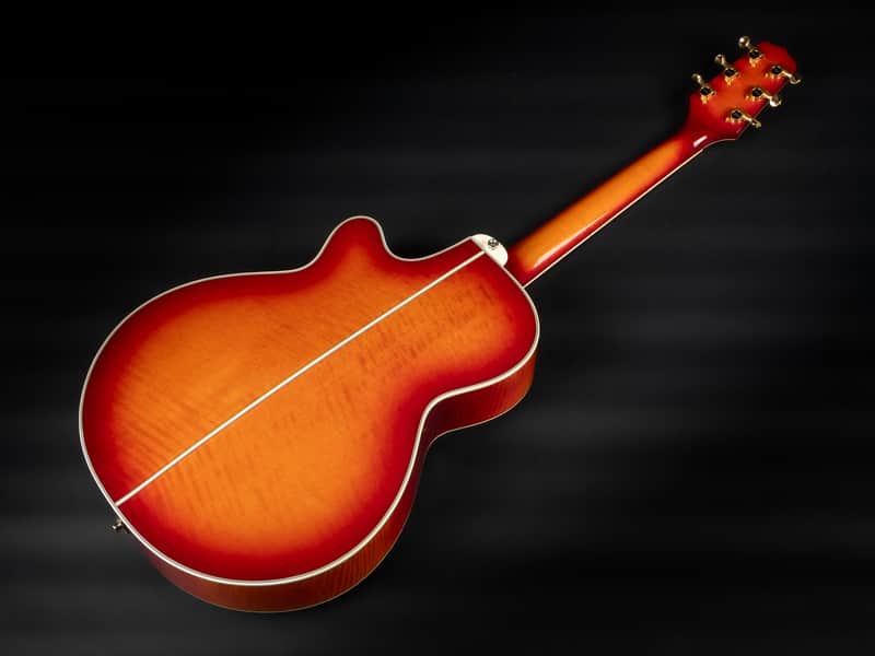 1990s Takamine NPT115 - Fire Red Burst | Japan Vintage | Reverb