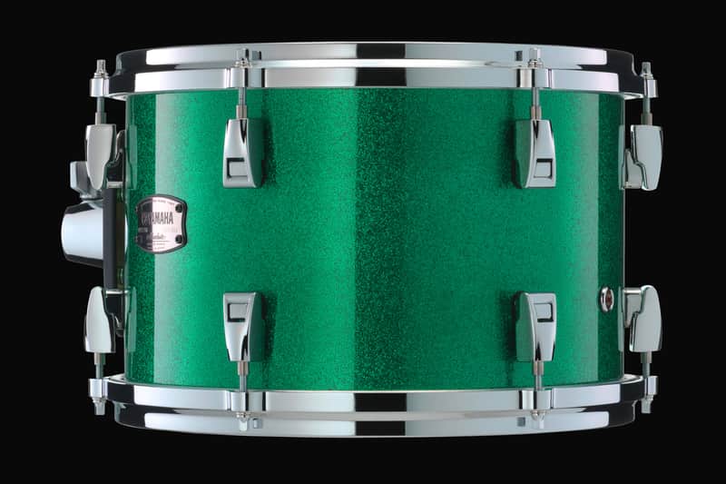 Yamaha Absolute Hybrid Maple 13 x 9 Tom - Jade Green Sparkle - NEW - IN STOCK! image 1
