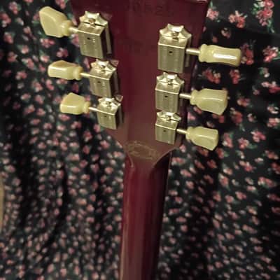 Gibson Les Paul Deluxe 30th Anniversary 2000 - 2001 Wine Red HH Rare image 6