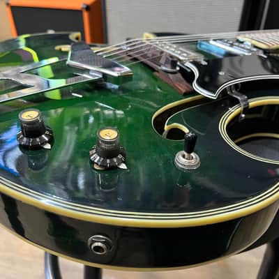 Firstman Liverpool Violin Hollowbody Electric Guitar ‘67-‘69 - Green Burst image 17