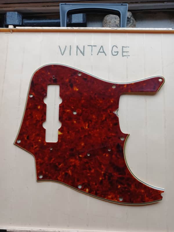 Fender Jazz bass pick guard 1960 - Tortoise shell image 1