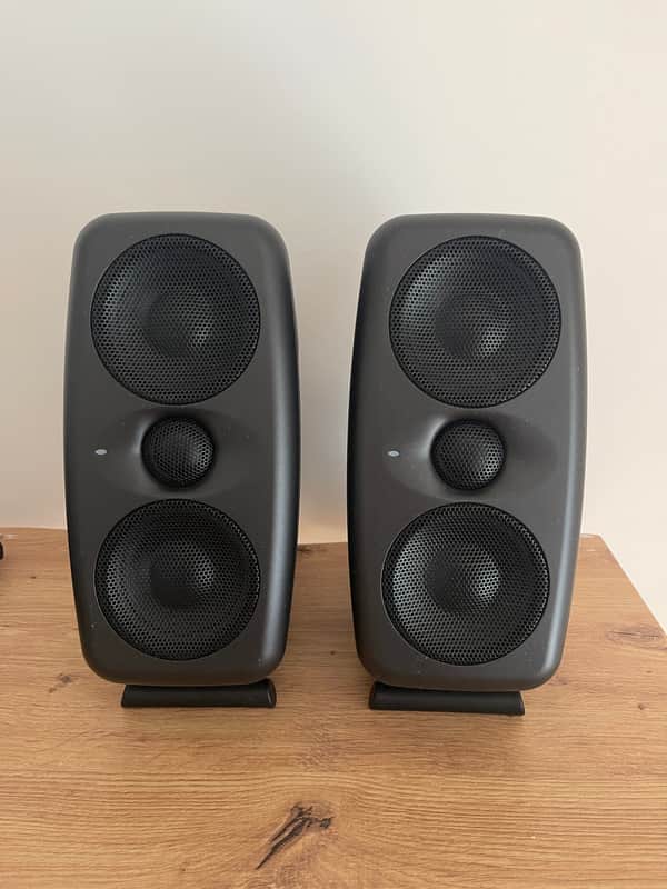 IK Multimedia iLoud MTM Studio Monitor Pair w/ ARC Mics, Boxes + Cables image 1