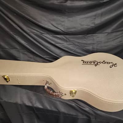 Hagstrom HJ500 Natural Gloss Hollow Body Electric Guitar – Jazz Archtop – Dual Humbuckers – Hardshell Case 2000s - 2010s - Natural Gloss Top with Dark Figured Back & Sides image 20
